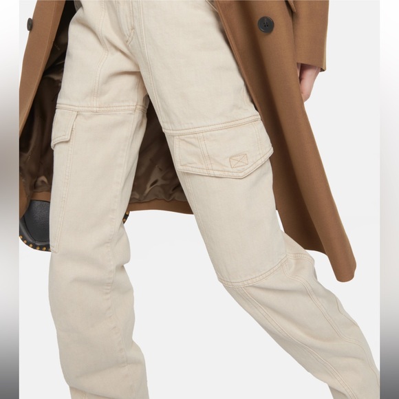 Isabel Marant Étoile Vayoneo cargo jeans SIZE 38 / 6 - Picture 4 of 5